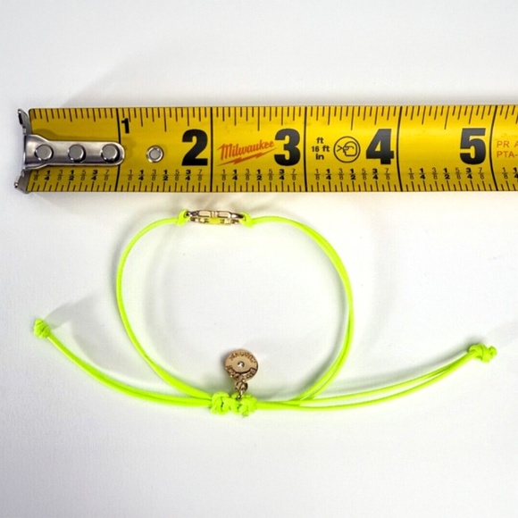 Tory Burch Ambition Friendship Bracelet – Adjustable Neon Yellow ✨💛 - Picture 4 of 4